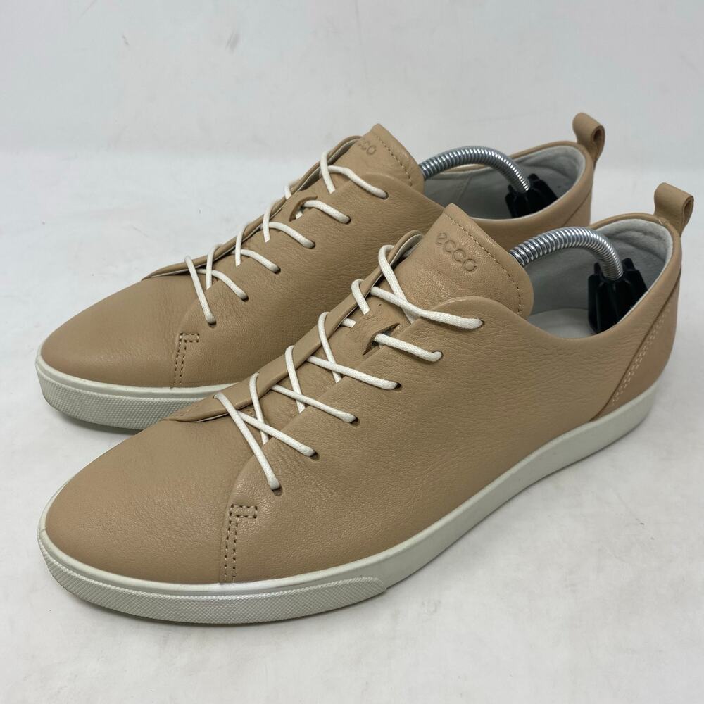 Ecco Shoes Soft Rose Dust Leather Sneaker Shoes Womens Size 10